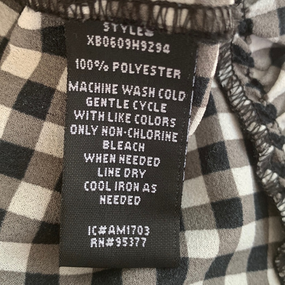 Sanctuary Gingham Off the Shoulder Blouse Size XS - Picture 6 of 7